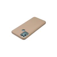 Newface İnfinix Hot 10 Play Kılıf Nano içi Kadife Silikon - Pudra