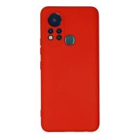 Newface İnfinix Hot 11s Kılıf Nano içi Kadife Silikon - Kırmızı