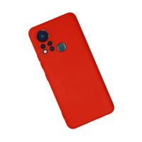 Newface İnfinix Hot 11s Kılıf Nano içi Kadife Silikon - Kırmızı
