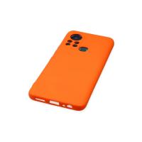Newface İnfinix Hot 11s Kılıf Nano içi Kadife Silikon - Turuncu