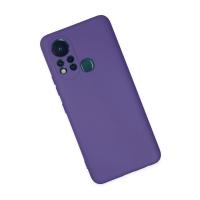Newface İnfinix Hot 11s Kılıf Nano içi Kadife Silikon - Mor