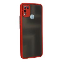 Newface İnfinix Hot 10 Play Kılıf Montreal Silikon Kapak - Kırmızı