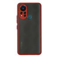 Newface İnfinix Hot 11s Kılıf Montreal Silikon Kapak - Kırmızı