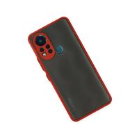 Newface İnfinix Hot 11s Kılıf Montreal Silikon Kapak - Kırmızı