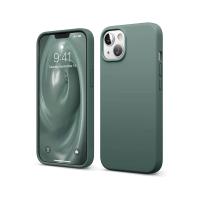 Newface iPhone 14 Kılıf First Silikon - Koyu Yeşil