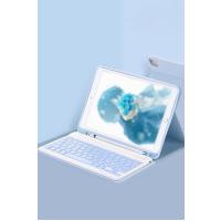 Newface iPad 5 Air 9.7 Kılıf KC01 Smart Klavyeli Tablet Kılıfı - Mavi