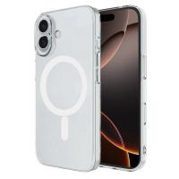 Newface iPhone 16 Kılıf Magneticsafe Şeffaf Silikon - Şeffaf
