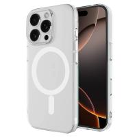 Newface iPhone 16 Pro Kılıf Magneticsafe Şeffaf Silikon - Şeffaf