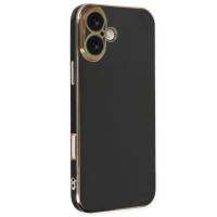 Newface iPhone 16 Kılıf Volet Silikon - Siyah