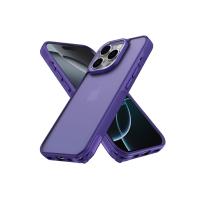 Newface iPhone 16 Pro Kılıf Elegant Kapak - Derin Mor