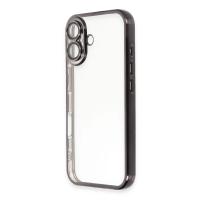 Newface iPhone 16 Plus Kılıf Razer Lensli Silikon - Siyah