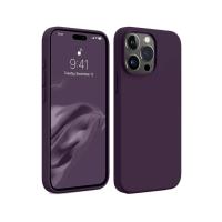 Newface iPhone 15 Pro Max Kılıf First Silikon - Mürdüm