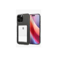 Newface iPhone 16 Pro Kılıf Kart Şeffaf Silikon - Şeffaf