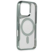 Newface iPhone 16 Pro Kılıf Boyi Magsafe Silikon Kapak - Siyah