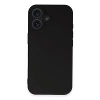 Newface iPhone 16 Plus Kılıf First Silikon - Siyah