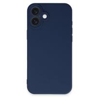 Newface iPhone 16 Plus Kılıf First Silikon - Lacivert