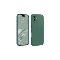 Newface iPhone 16 Plus Kılıf First Silikon - Koyu Yeşil