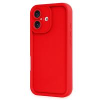 Newface iPhone 16 Kılıf Viera Silikon - Kırmızı