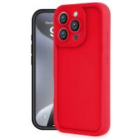 Newface iPhone 16 Pro Kılıf Viera Silikon - Kırmızı