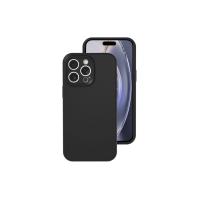 Newface iPhone 16 Pro Kılıf Nano içi Kadife Silikon - Siyah