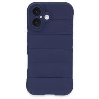 Newface iPhone 16 Kılıf Optimum Silikon - Lacivert