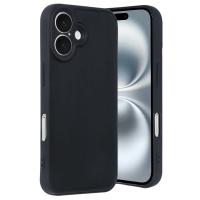 Newface iPhone 16 Kılıf Aras Deri Kapak - Siyah