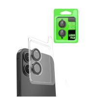 Newface iPhone 16 Plus Raze Metal Kamera Lens - Siyah