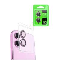 Newface iPhone 16 Plus Raze Metal Kamera Lens - Pembe