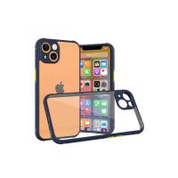 Newface iPhone 13 Mini Kılıf Miami Şeffaf Silikon - Lacivert