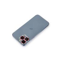 Newface iPhone 13 Pro Max Metal Kamera Lens Koruma Cam - Kırmızı