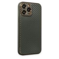 Newface iPhone 13 Pro Max Kılıf Coco Karbon Silikon - Füme