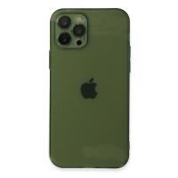 Newface iPhone 12 Pro Kılıf Fly Lens Silikon - Yeşil