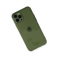 Newface iPhone 12 Pro Kılıf Fly Lens Silikon - Yeşil