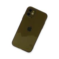 Newface iPhone 12 Kılıf Fly Lens Silikon - Siyah