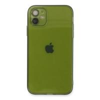 Newface iPhone 12 Kılıf Fly Lens Silikon - Yeşil