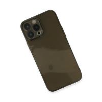 Newface iPhone 13 Pro Kılıf Fly Lens Silikon - Siyah