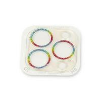 Newface iPhone 13 Pro Max Shine Kamera Lens Koruma Cam - Rainbow