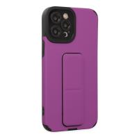 Newface iPhone 12 Pro Max Kılıf Mega Standlı Silikon - Mor