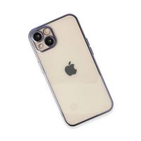 Newface iPhone 13 Kılıf Razer Lensli Silikon - Mor