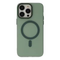 Newface iPhone 13 Pro Kılıf Lodos Magneticsafe Mat Kapak - Köknar Yeşili