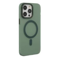 Newface iPhone 13 Pro Kılıf Lodos Magneticsafe Mat Kapak - Köknar Yeşili