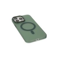 Newface iPhone 13 Pro Kılıf Lodos Magneticsafe Mat Kapak - Köknar Yeşili