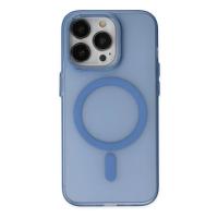 Newface iPhone 14 Pro Kılıf Lodos Magneticsafe Mat Kapak - Sierra Blue