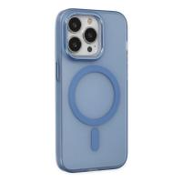 Newface iPhone 14 Pro Kılıf Lodos Magneticsafe Mat Kapak - Sierra Blue