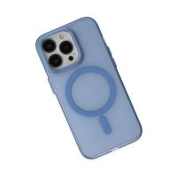 Newface iPhone 14 Pro Kılıf Lodos Magneticsafe Mat Kapak - Sierra Blue