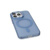 Newface iPhone 14 Pro Kılıf Lodos Magneticsafe Mat Kapak - Sierra Blue
