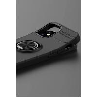 Newface iPhone 12 Mini Kılıf Range Yüzüklü Silikon - Kırmızı