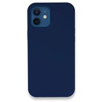 Newface iPhone 12 Kılıf Lansman Legant Silikon - Lacivert