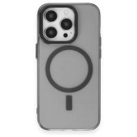 Newface iPhone 14 Pro Kılıf Anka PC Magneticsafe Sert Metal Kapak - Siyah