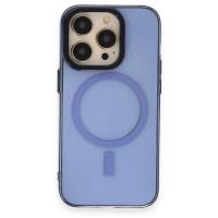 Newface iPhone 14 Pro Kılıf Anka PC Magneticsafe Sert Metal Kapak - Sierra Blue